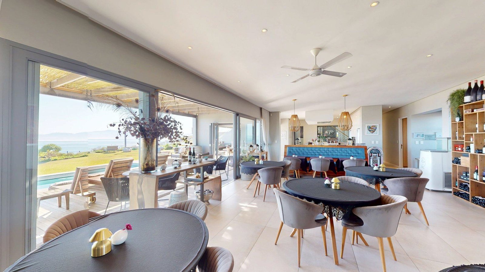 Luxury Beachfront Villa for Sale in Gansbaai – Romansbaai Estate - 6-Bed Oceanfront Guesthouse with 180° Sea Views